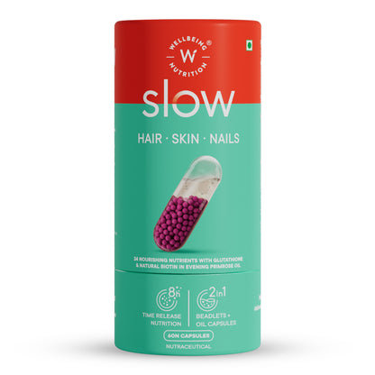 Wellbeing Nutrition Hair, Skin & Nails Slow - 60 Capsules