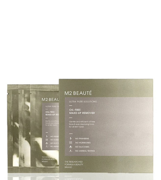 M2 BEAUTE Oil-Free Make-Up Remover Sachets - 14ml