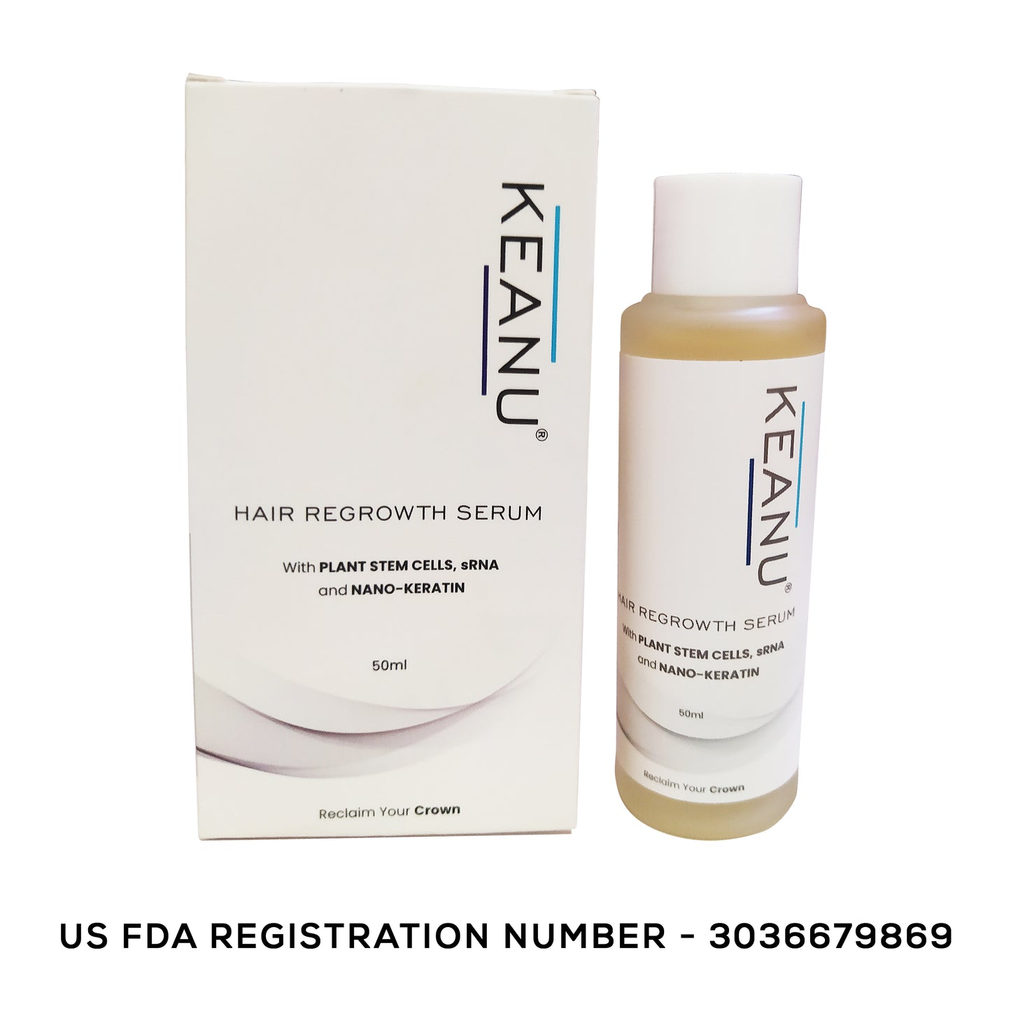BLU OCEAN Keanu® Stem Cell based Hair Regrowth Serum- 50ml