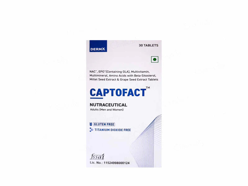 DERMX CAPTOFACT MULTIVITAMIN - 30 Tablets